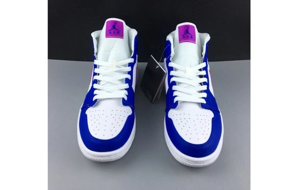Rep EP 554724-451 ROYAL AIR HYPER JORDAN HYPER MID 1 VIOLET-WHITE 554724-451 0407